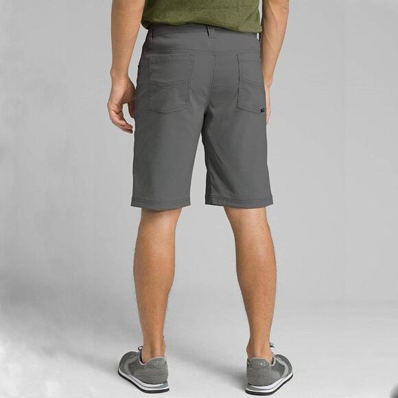 2/$30 NWT prAna Brion Short 11 inch 28 Charcoal Abrasion Resistant Reinforced - Picture 3 of 16